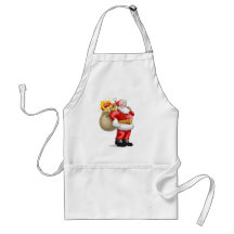 Santa Clause with Presents Apron