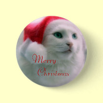 Santa Claws buttons by JCatGarden Santa Claws buttons