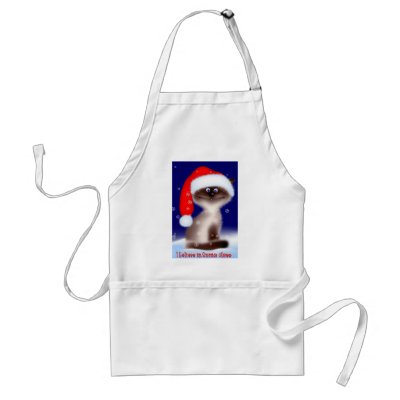 Santa Claws Cat Apron by cutechristmasanimals