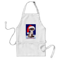 Santa Claws Cat aprons