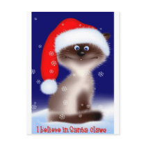 Santa Claws Cat Postcards