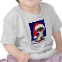 Santa Claws Cat t-shirts
