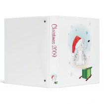 Santa Claws Christmas 2009 binders by RankinOriginals Santa Claws Christmas 2009 binders