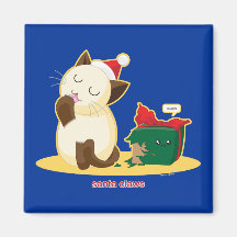 Santa Claws Fridge Magnets