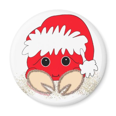 Santa Claws Magnet by totallypainted