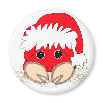 Santa Claws magnets