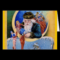 santa coffee cards
