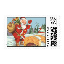 SANTA COMING TO TOWN POSTAGE