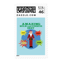 Santa Cookie Diet Postage