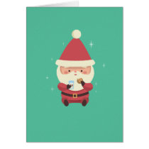 Santa Cookies and Milk cards