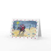 Santa Cowboy Cards