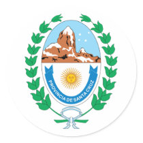 santa cruz, Argentina stickers
