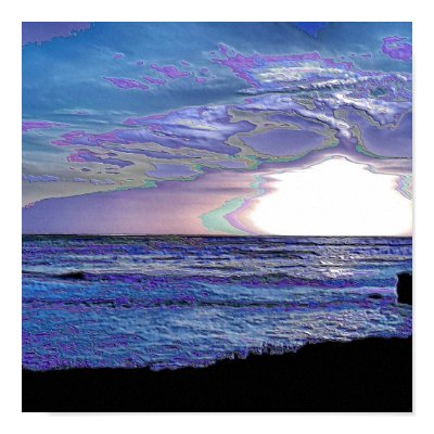 Santa Cruz Beach Print by stonegarden