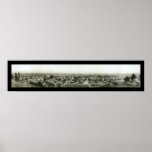 Santa Cruz CA Skyline Photo 1909 Posters