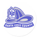 Santa Cruz County Paramedic Helmet Logo stickers