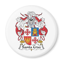 Santa Cruz Family Crest magnets by coatsofarms Santa Cruz Family Crest magnets