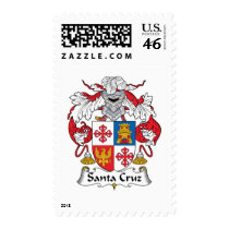 Santa Cruz Family Crest Postage