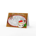 Santa Decorating template cards