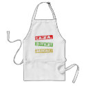 SANTA, DEFINE NAUGHTY aprons