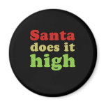 Santa does it high magnets