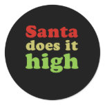 Santa does it high stickers