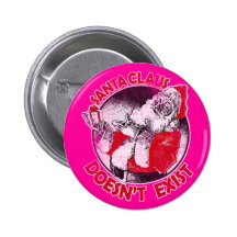 Santa Doesn't Exist! Buttons