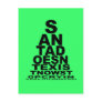 Santa doesn't exist postcards