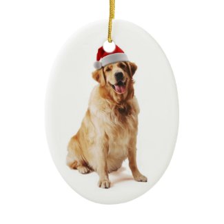 Santa Dog Ornament ornament