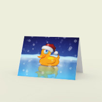 Santa Duck cards