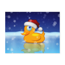 Santa Duck postcards