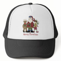 Santa, Elf and Reindeer - Customizable hats