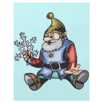 Santa Elf and Snowflake Full Color Flyer