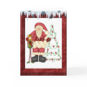 Santa,Elf,Christmas Card