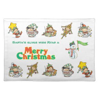 Santa Elf Kids Personalized Christmas