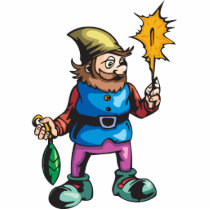 Santa Elf Magic Photo Cutout