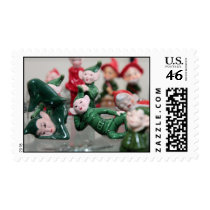 Santa Elves Postage Stamp