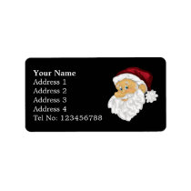 Santa Face Address labels (M) labels