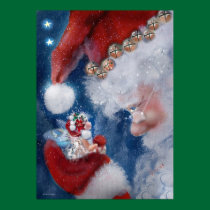 Santa & Faery Holiday Poster posters by Creechers Santa & Faery Holiday Poster posters