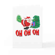 santa farted card