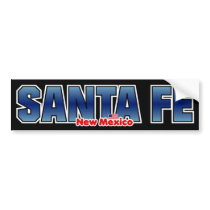 Santa Fe Bumper Bumper Sticker