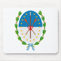 Santa Fe Coat of Arms Mousepad by FlagTshirts Santa Fe Coat of Arms Mousepad