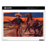 Santa Fe Cowboy Medium Netbook Decal