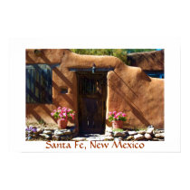 Santa Fe doorway poster posters