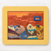 Santa Fe Dreaming - Mousepad by anneklar Santa Fe Dreaming - Mousepad