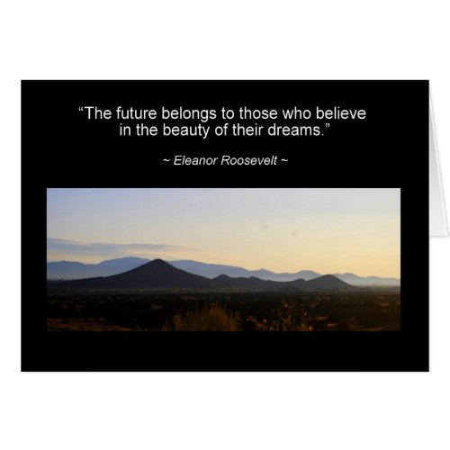 Santa Fe Hills Sunrise Inspiration card