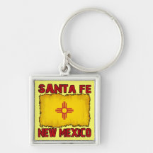 Santa Fe, New Mexico Keychains