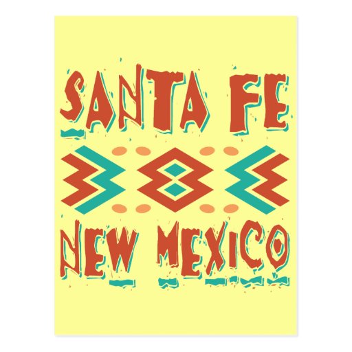 Santa Fe Postcards & Postcard Template Designs Zazzle