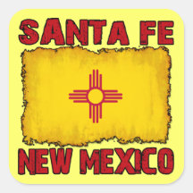 Santa Fe, New Mexico Square Sticker