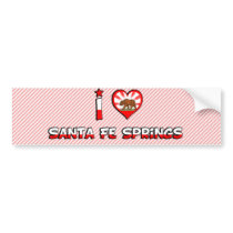 Santa Fe Springs, CA Bumper Stickers