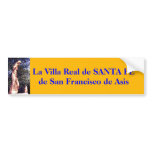 Santa Fe St Francis Prairie Dog statue... Bumper Sticker